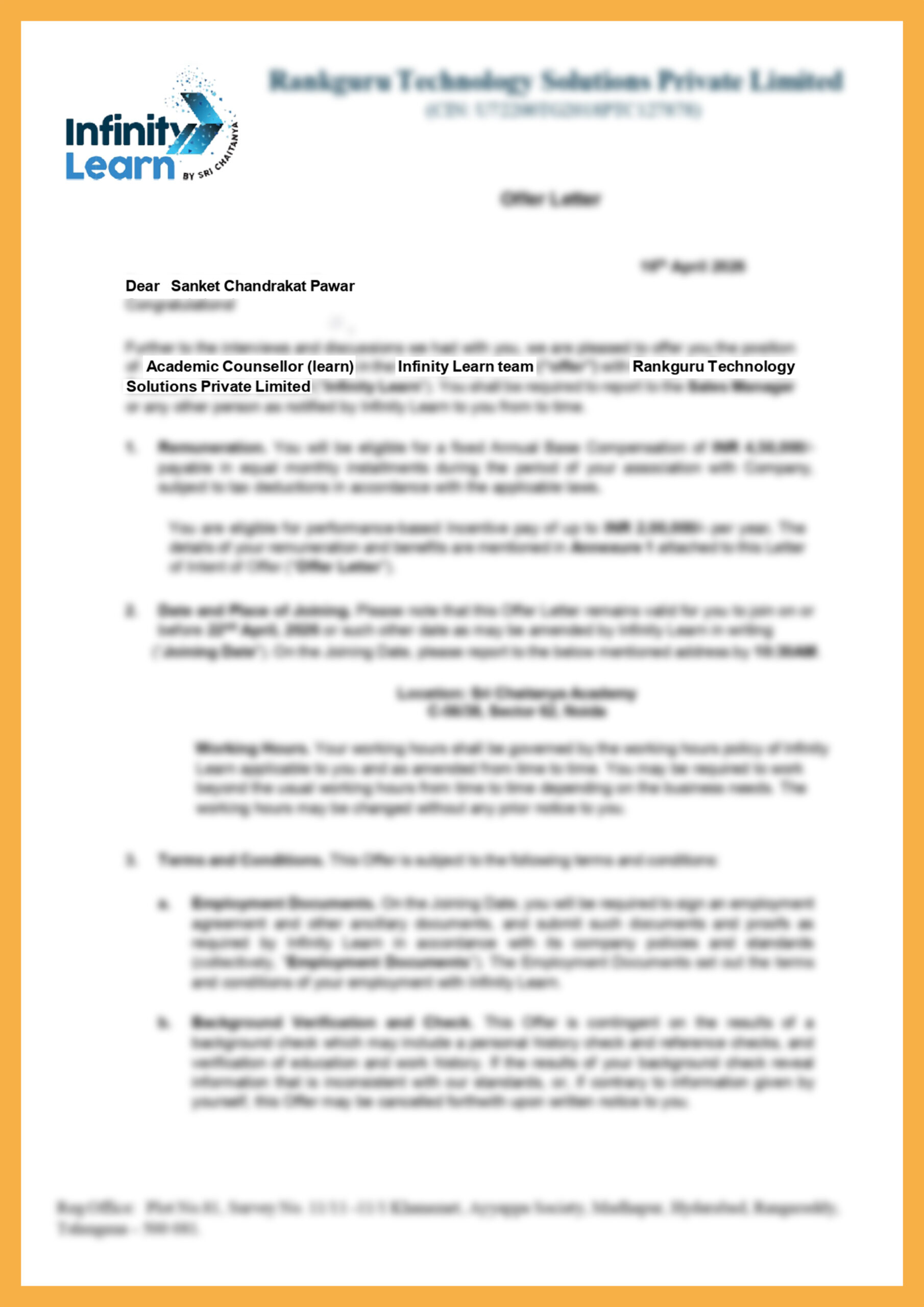 Offer Letter 14