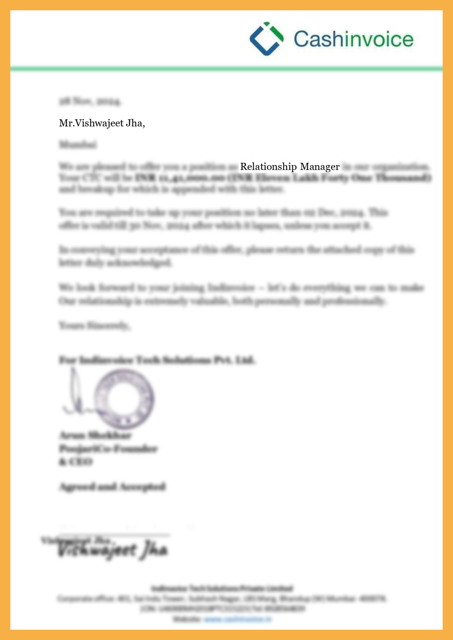Offer Letter 10
