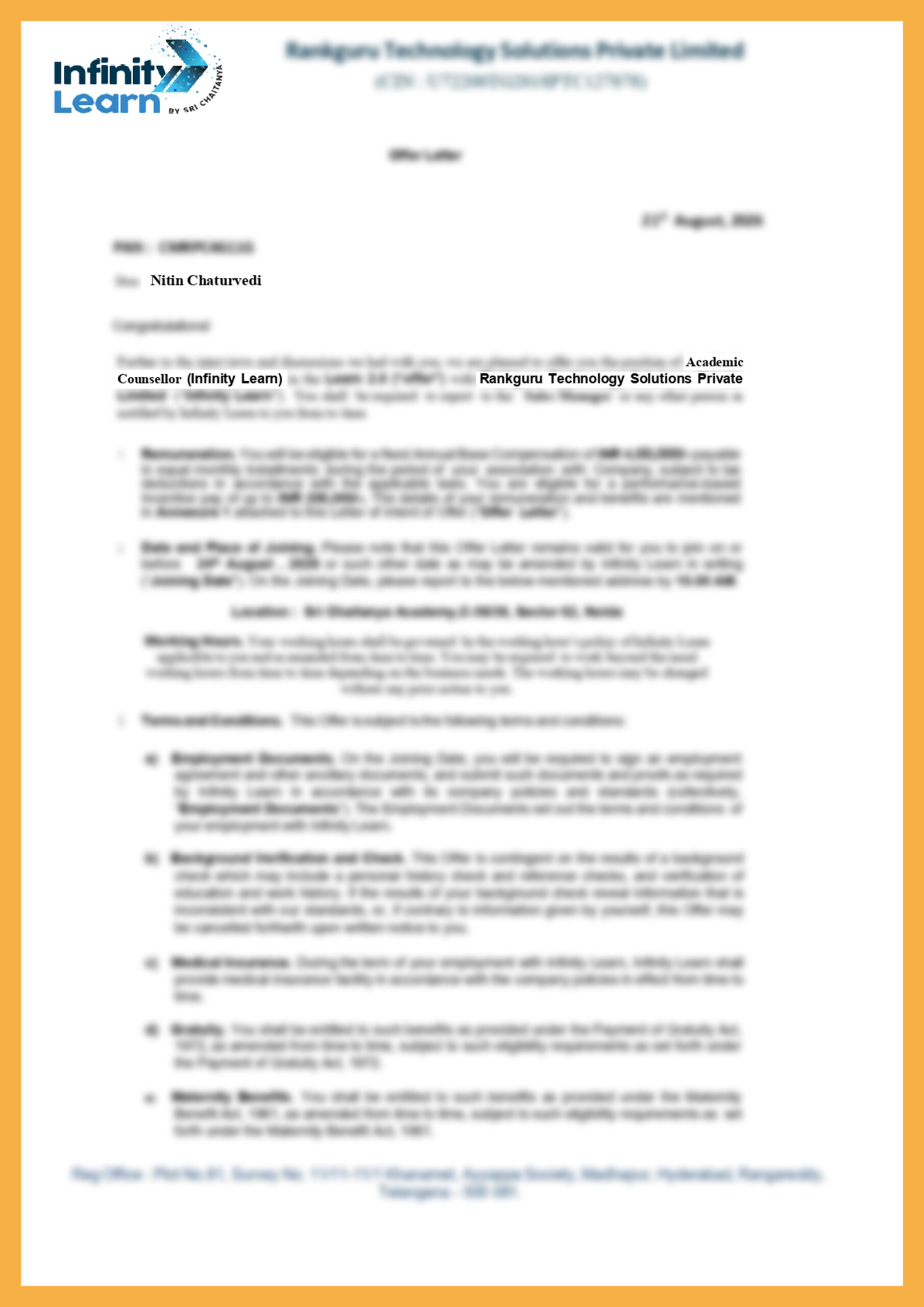 Offer Letter 9