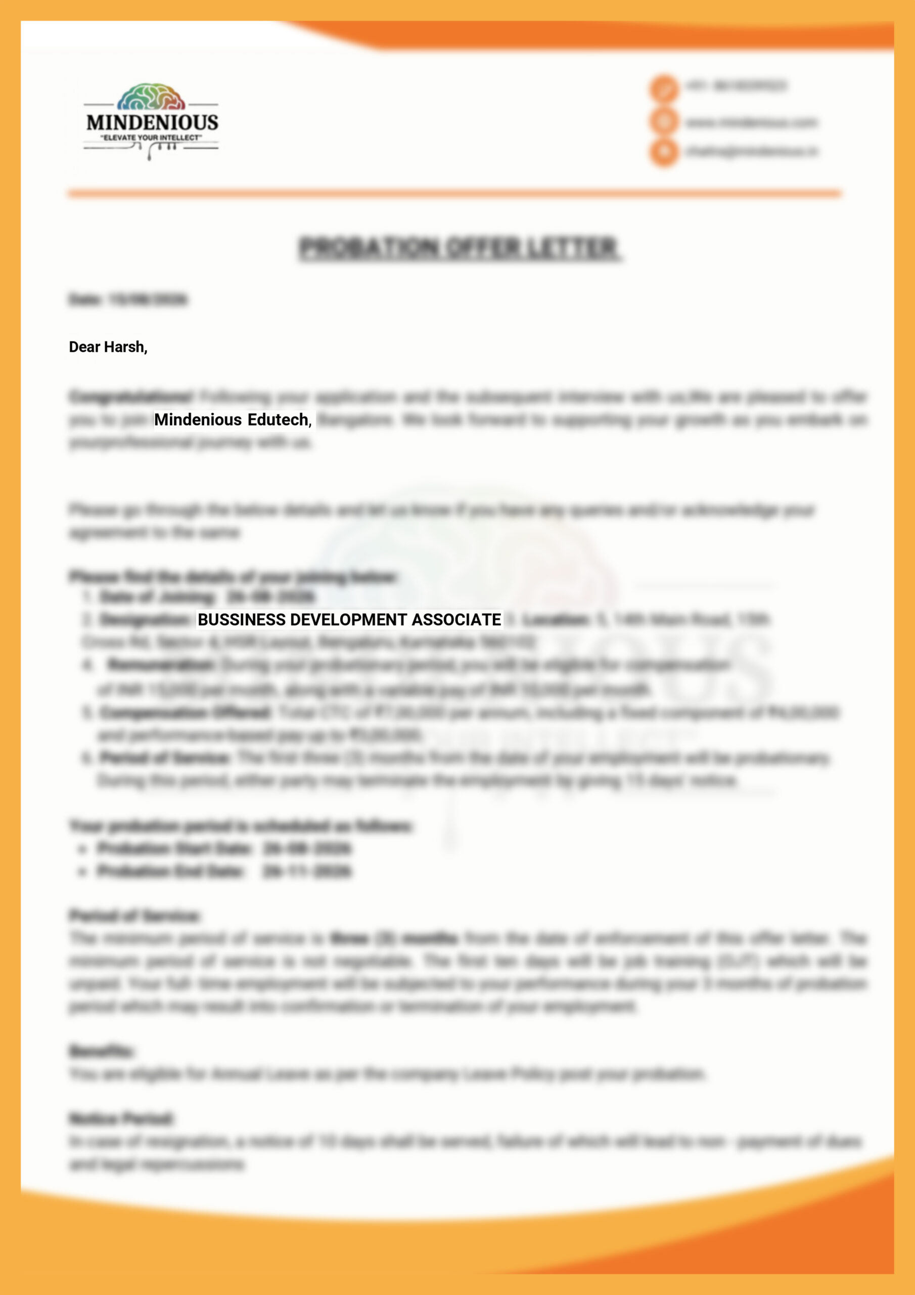 Offer Letter 1
